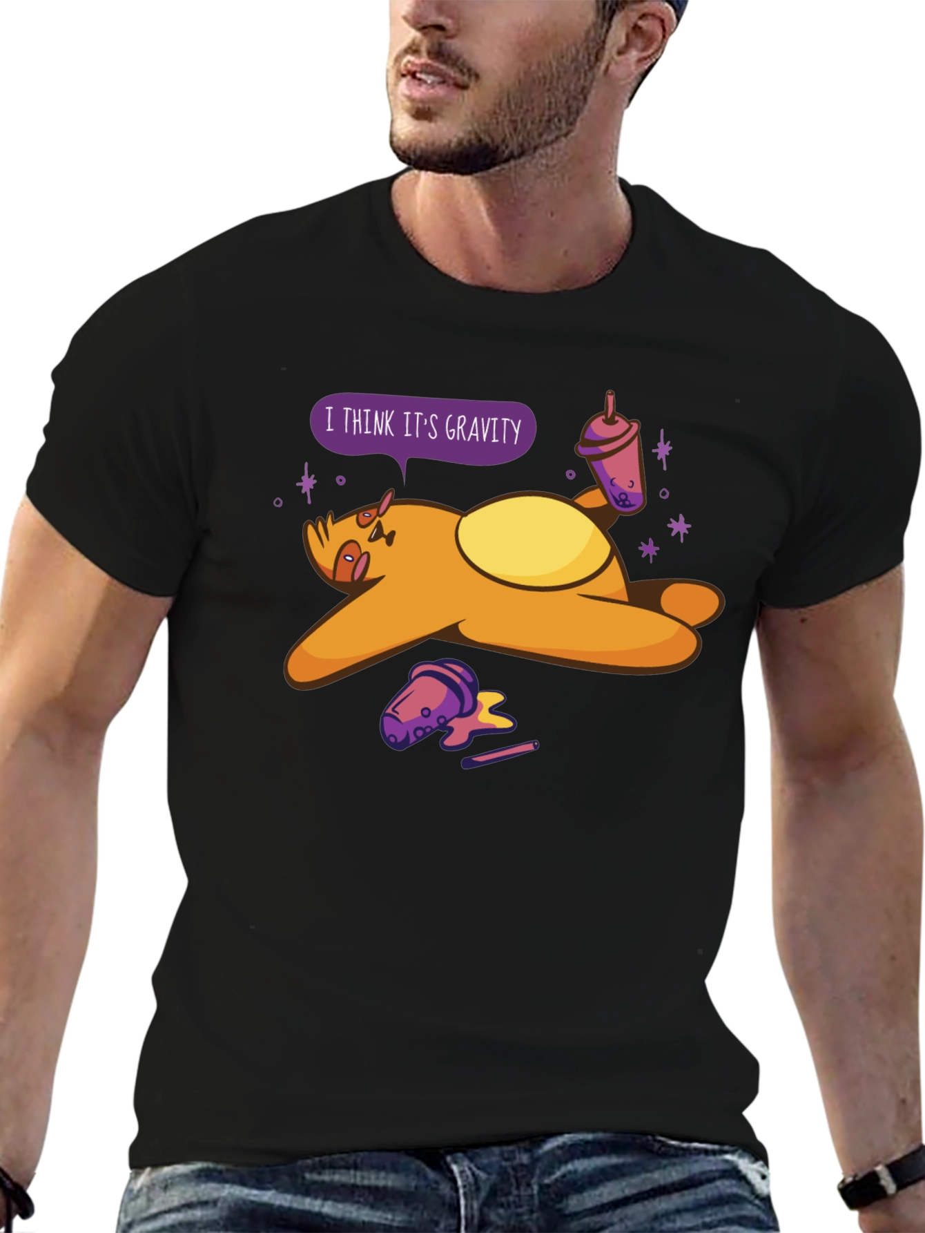 Gravity Sloth Bubble Tea T-Shirt