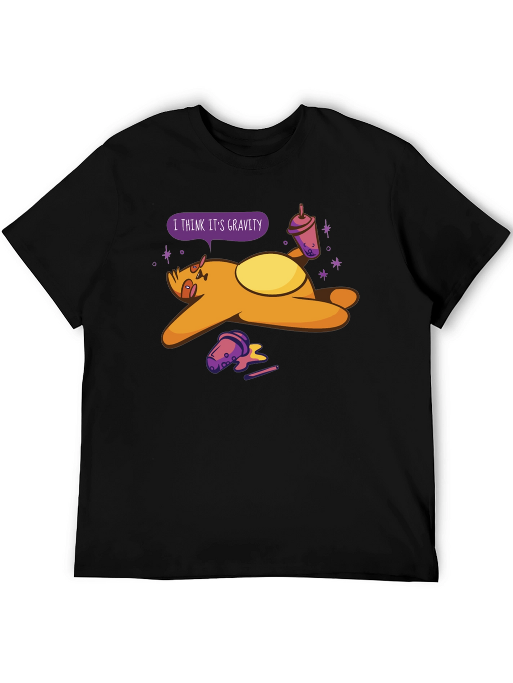 Gravity Sloth Bubble Tea T-Shirt