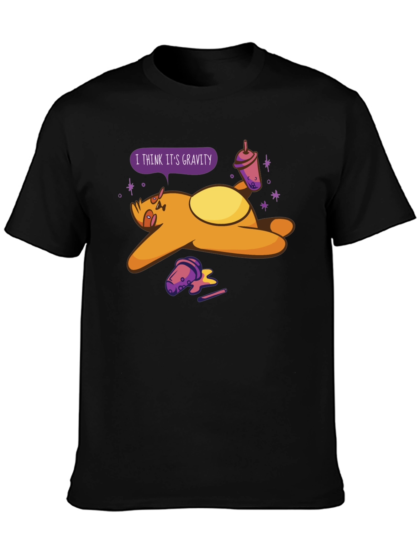 Gravity Sloth Bubble Tea T-Shirt