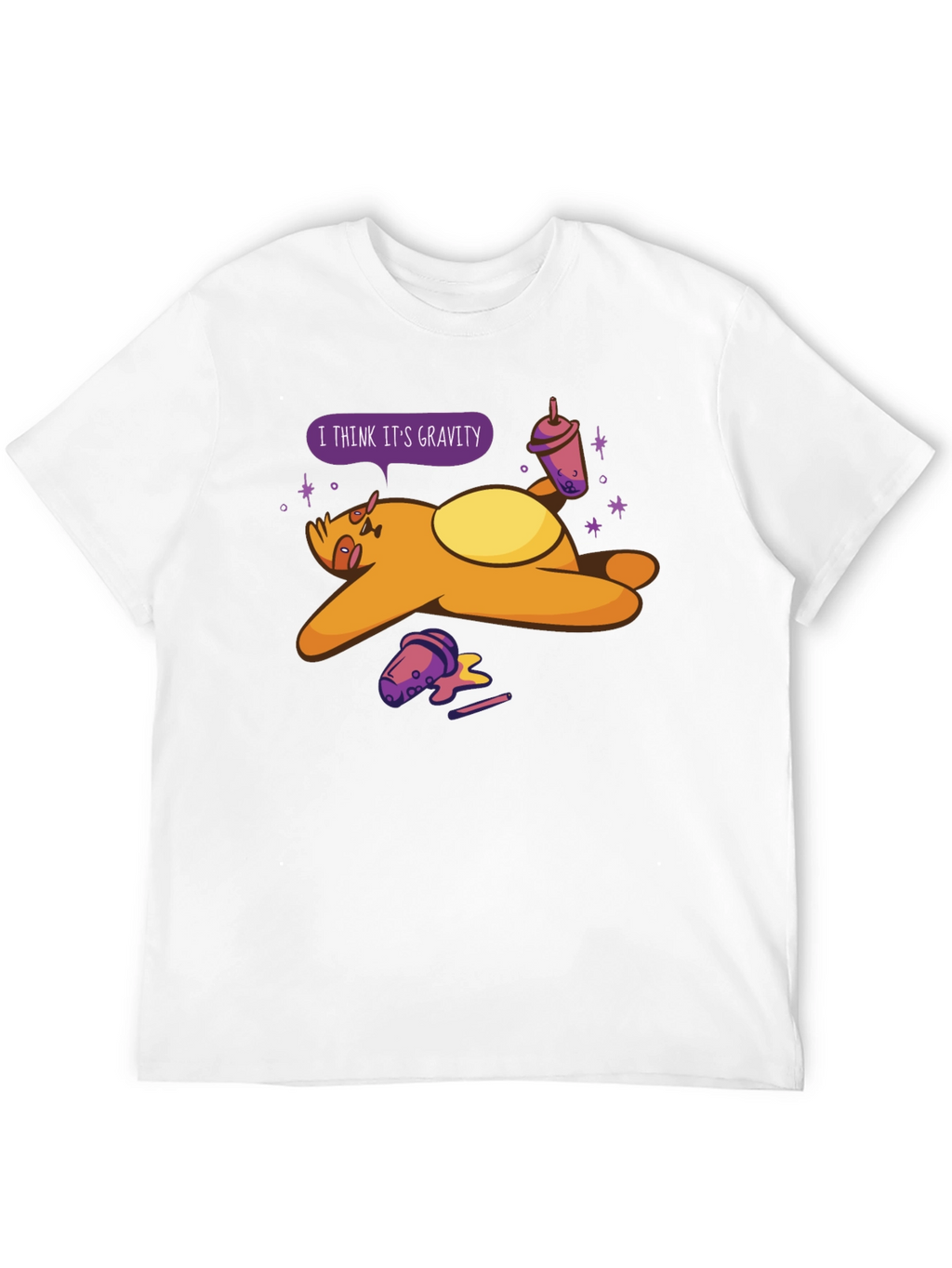 Gravity Sloth Bubble Tea T-Shirt