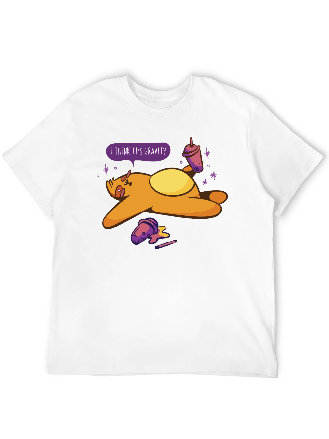 Gravity Sloth Bubble Tea T-Shirt