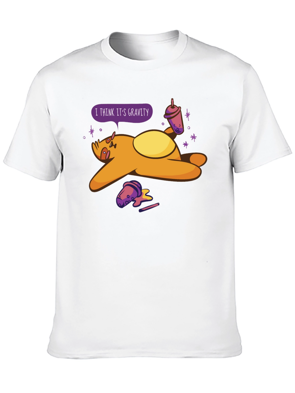 Gravity Sloth Bubble Tea T-Shirt
