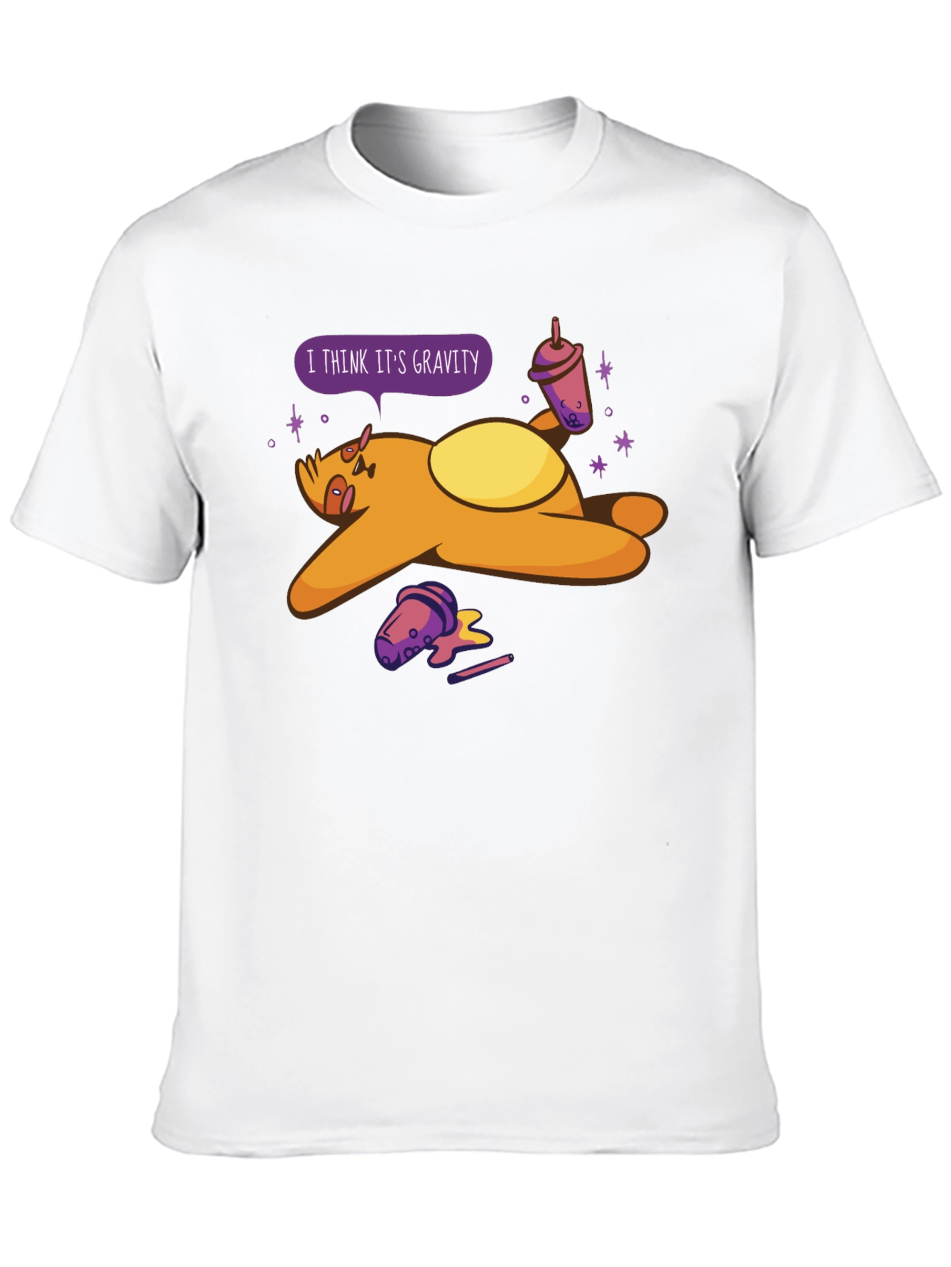 Gravity Sloth Bubble Tea T-Shirt
