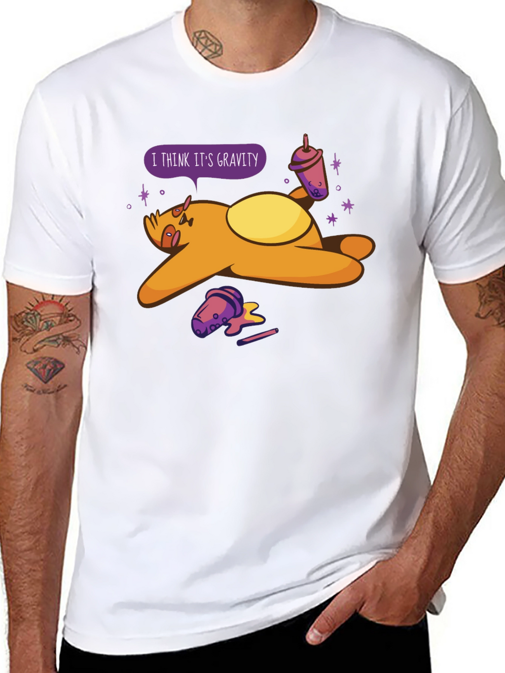 Gravity Sloth Bubble Tea T-Shirt