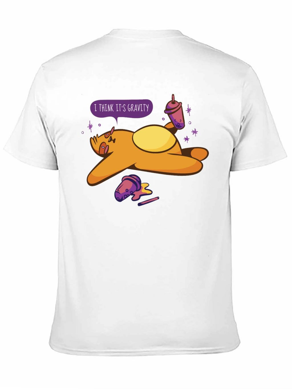 Gravity Sloth Bubble Tea T-Shirt