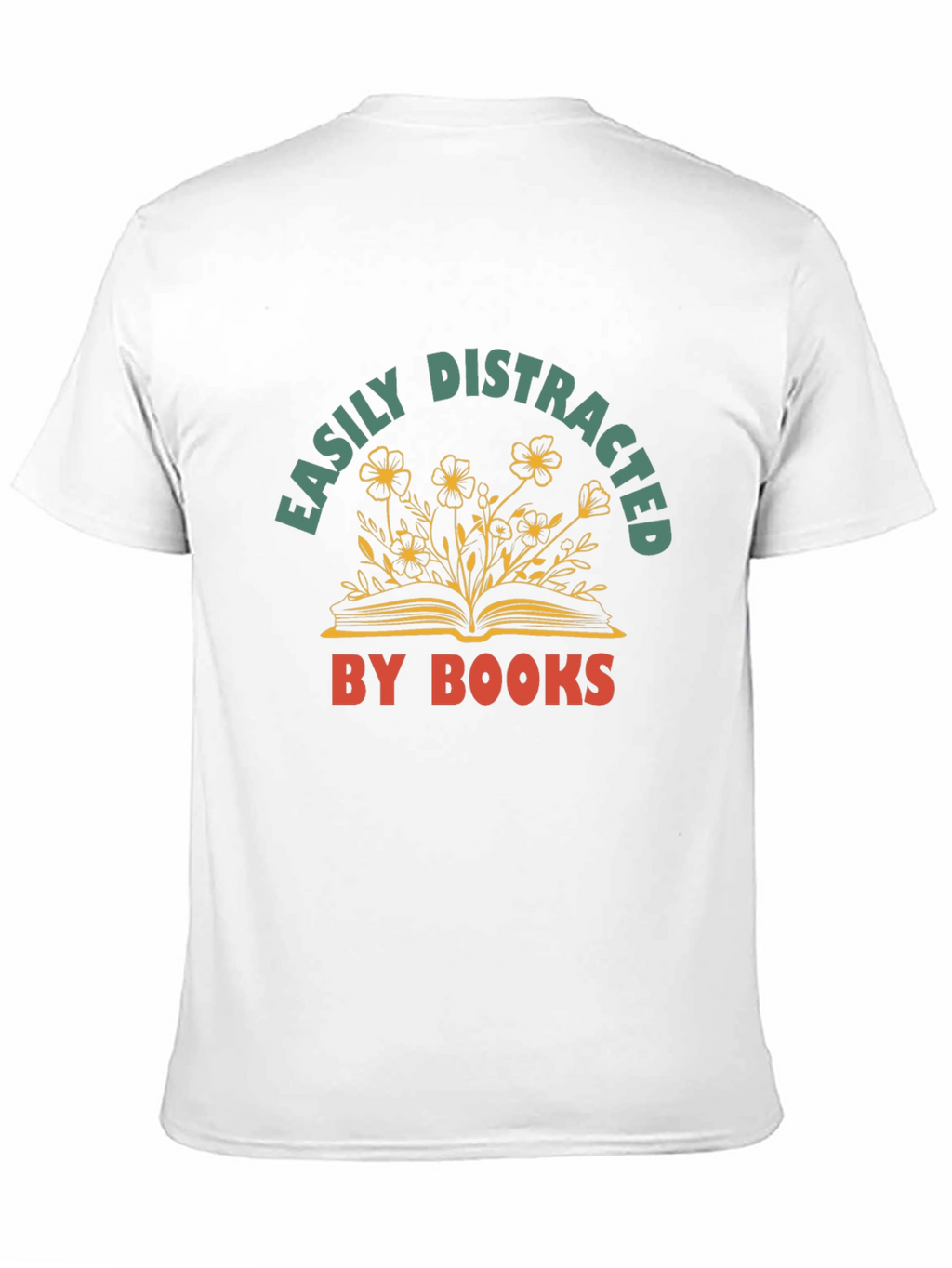 Easily Distracted By Books Graphic T-Shirt