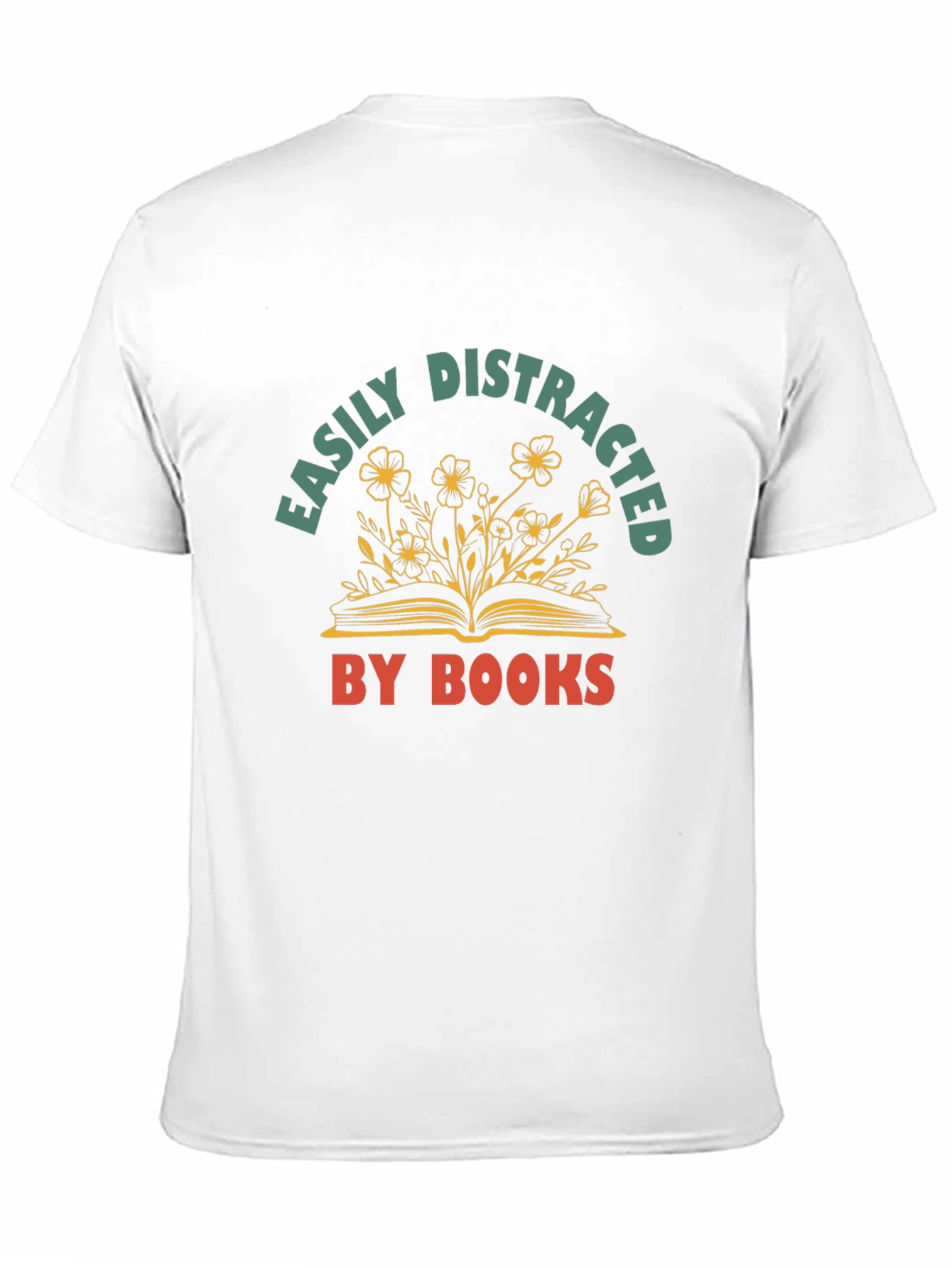 Easily Distracted By Books Graphic T-Shirt