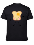 Toast Cartoon Graphic T-Shirt