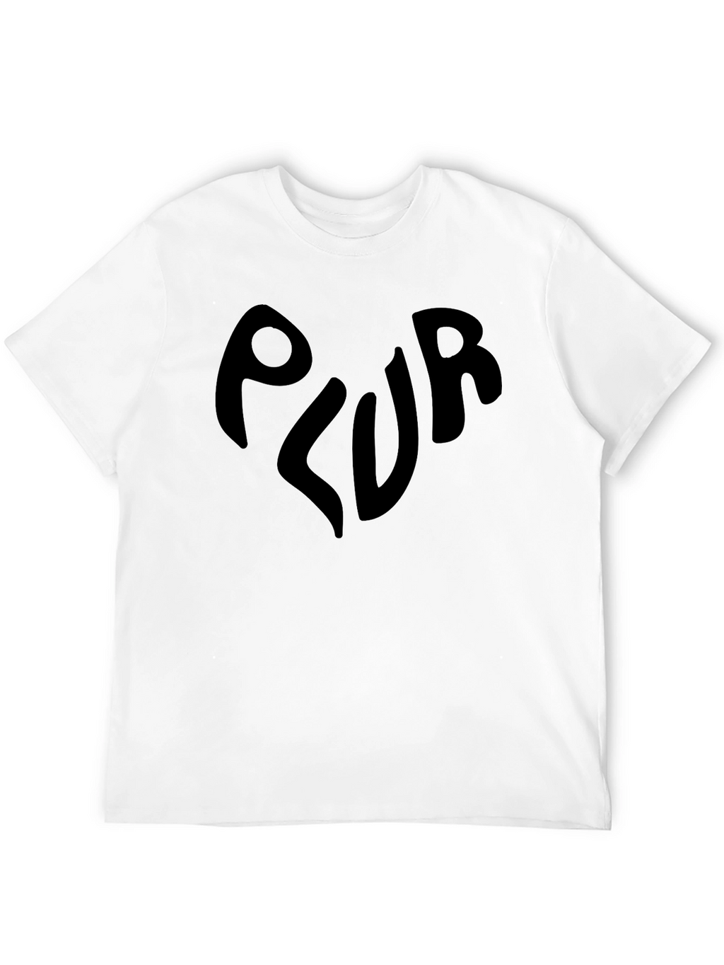 PLUR Graphic T-Shirt - Black Rave EDM Tee