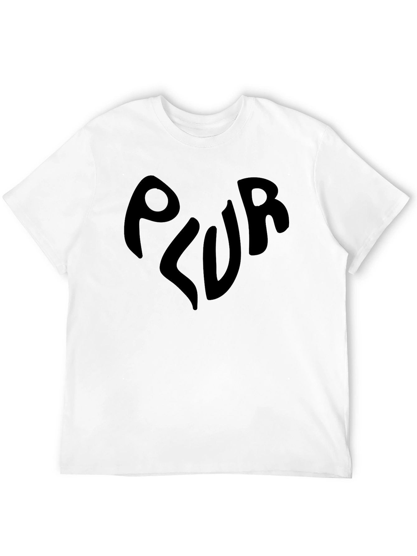 PLUR Graphic T-Shirt - Black Rave EDM Tee