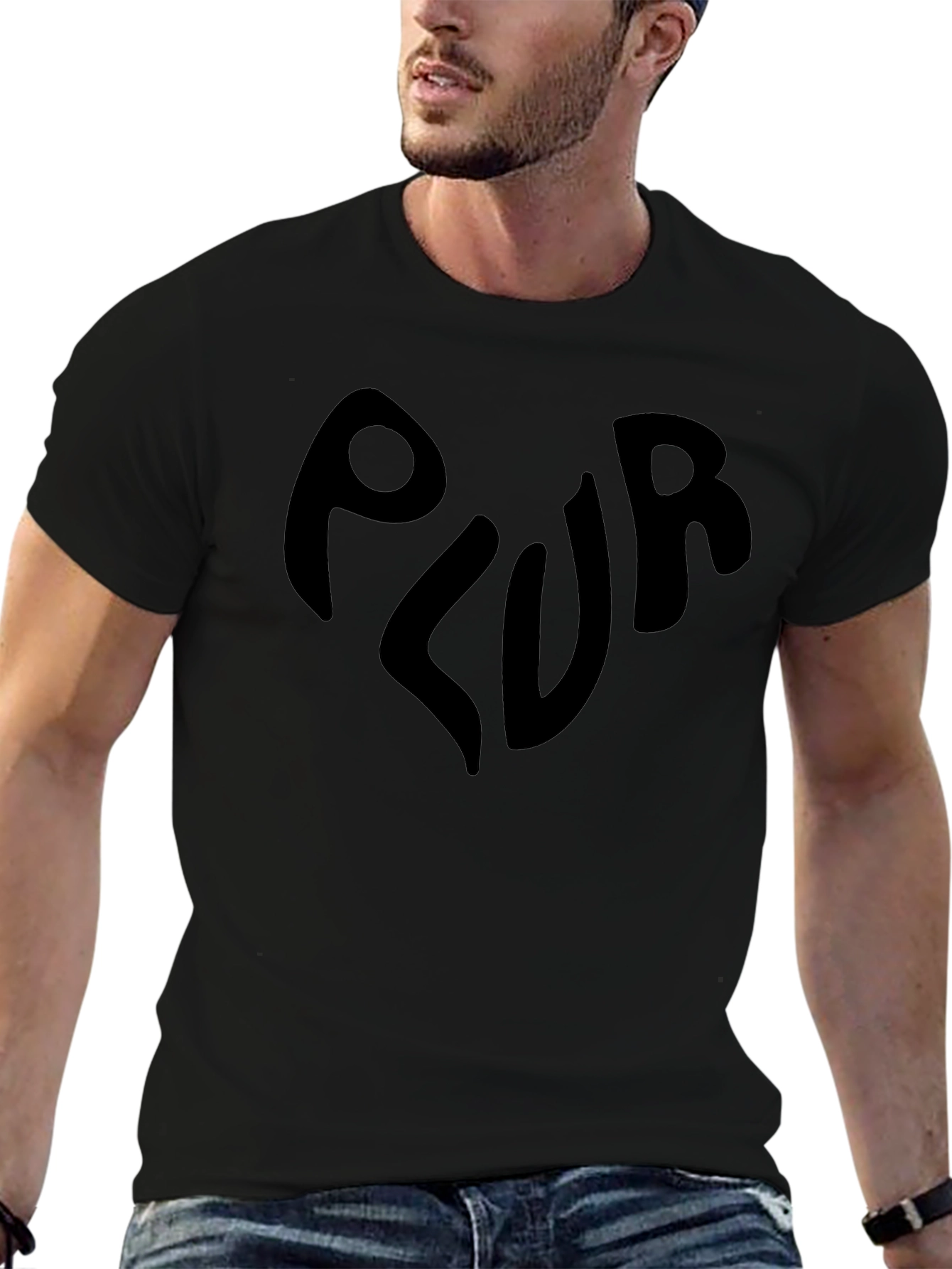 PLUR Graphic T-Shirt - Black Rave EDM Tee