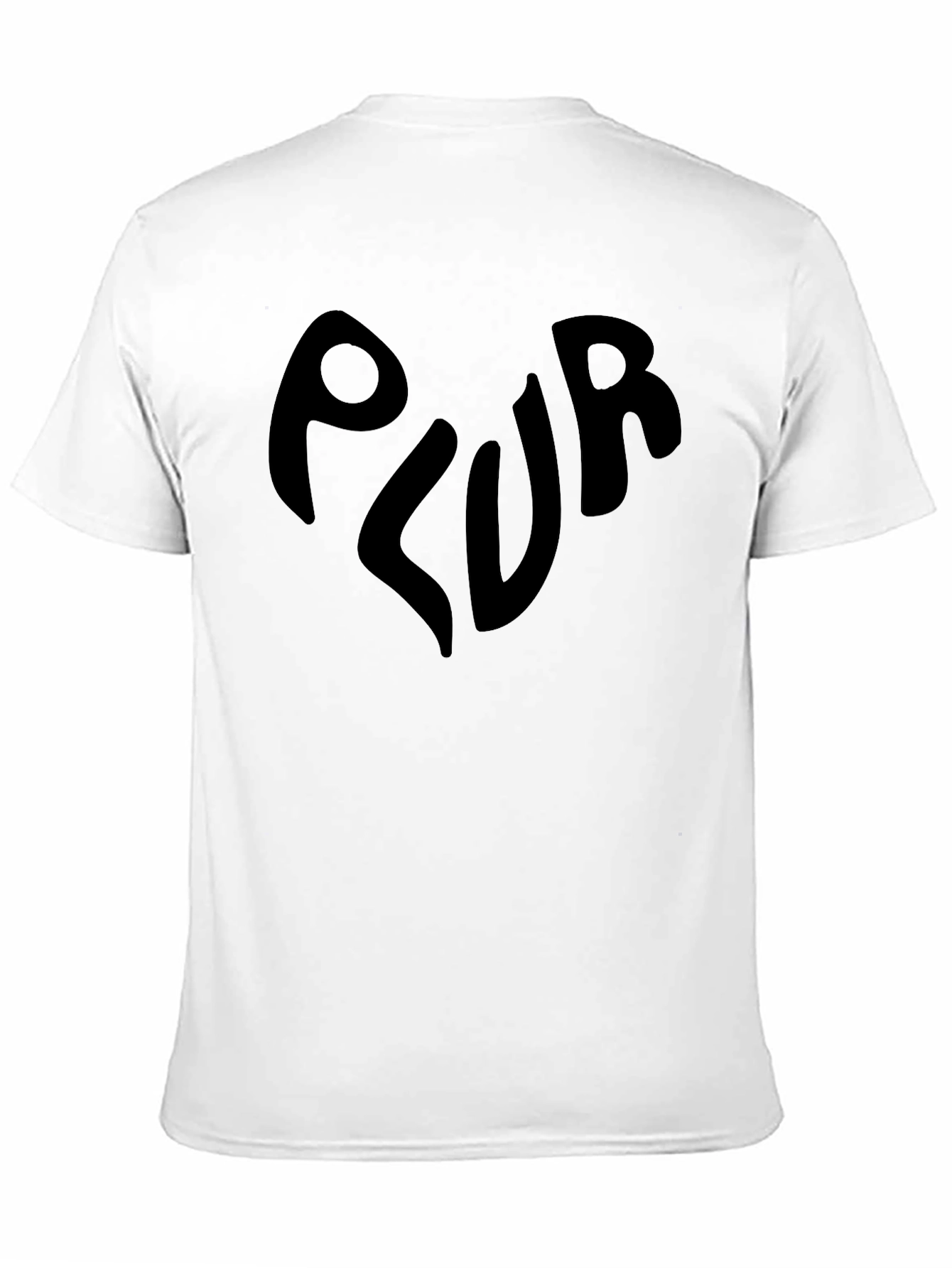 PLUR Graphic T-Shirt - Black Rave EDM Tee