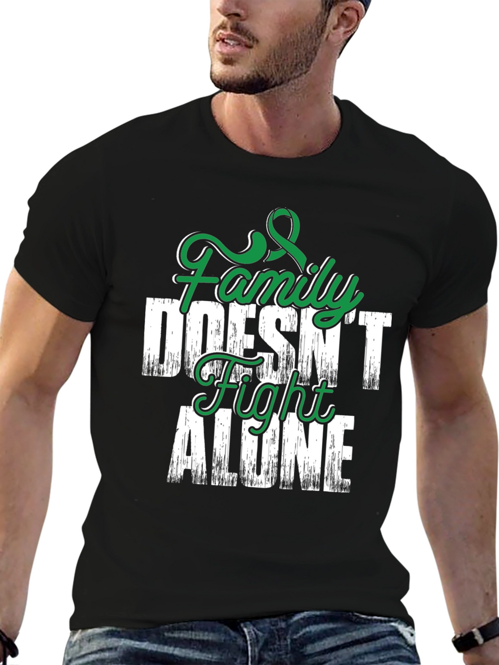 Family Doesnt Fight Alone Awareness T-Shirt
