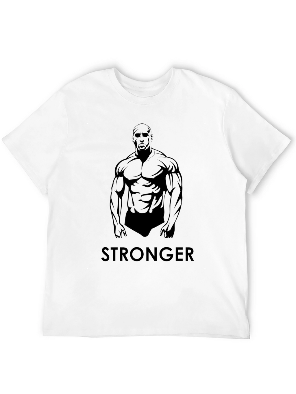 Stronger Graphic T-Shirt - Gym Motivation Tee