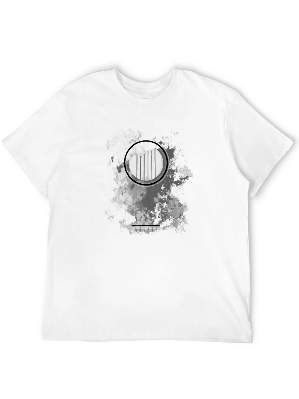 Abstract Guitar T-Shirt - Modern Graphic Tee