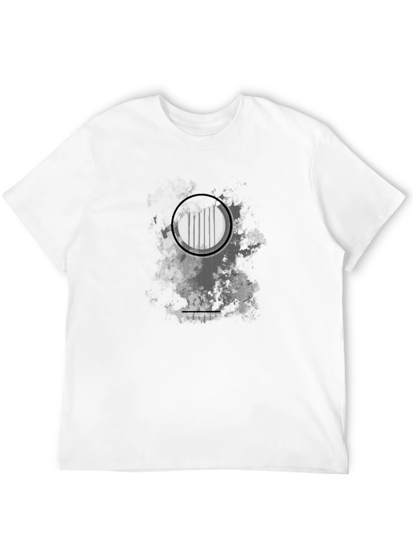 Abstract Guitar T-Shirt - Modern Graphic Tee