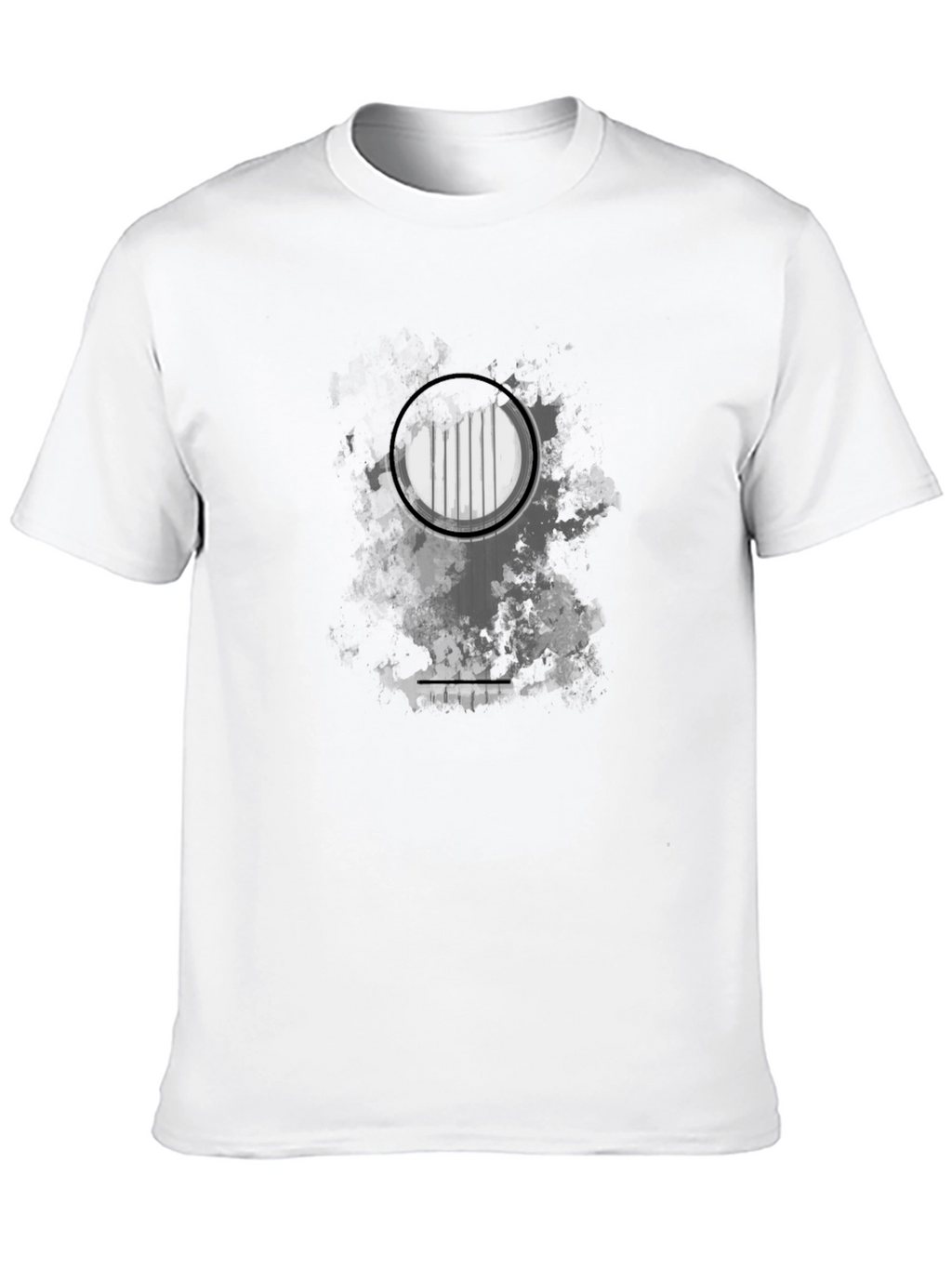 Abstract Guitar T-Shirt - Modern Graphic Tee