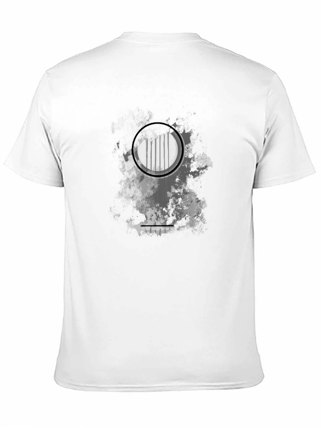 Abstract Guitar T-Shirt - Modern Graphic Tee