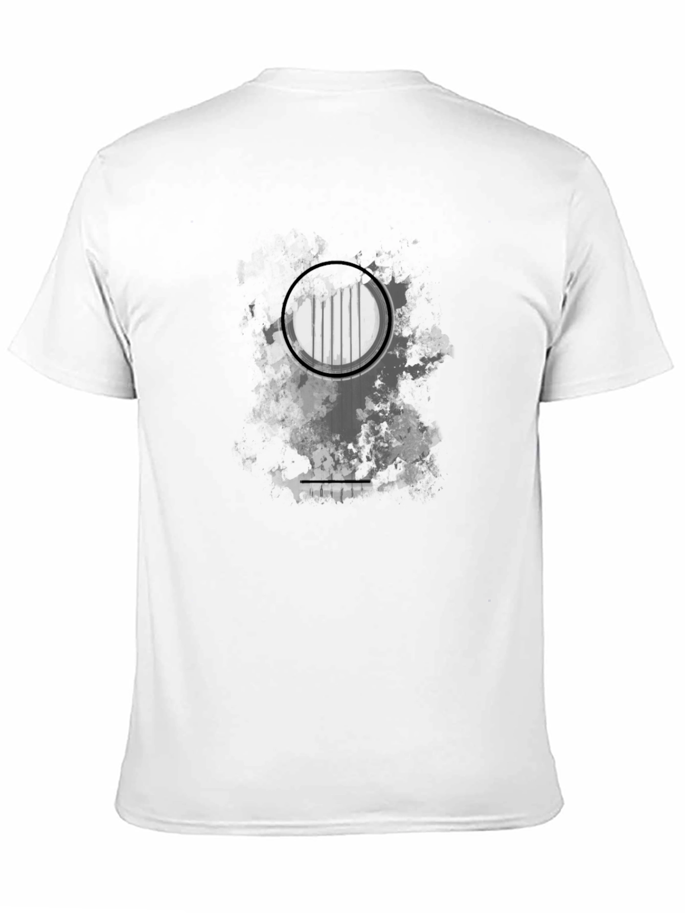Abstract Guitar T-Shirt - Modern Graphic Tee