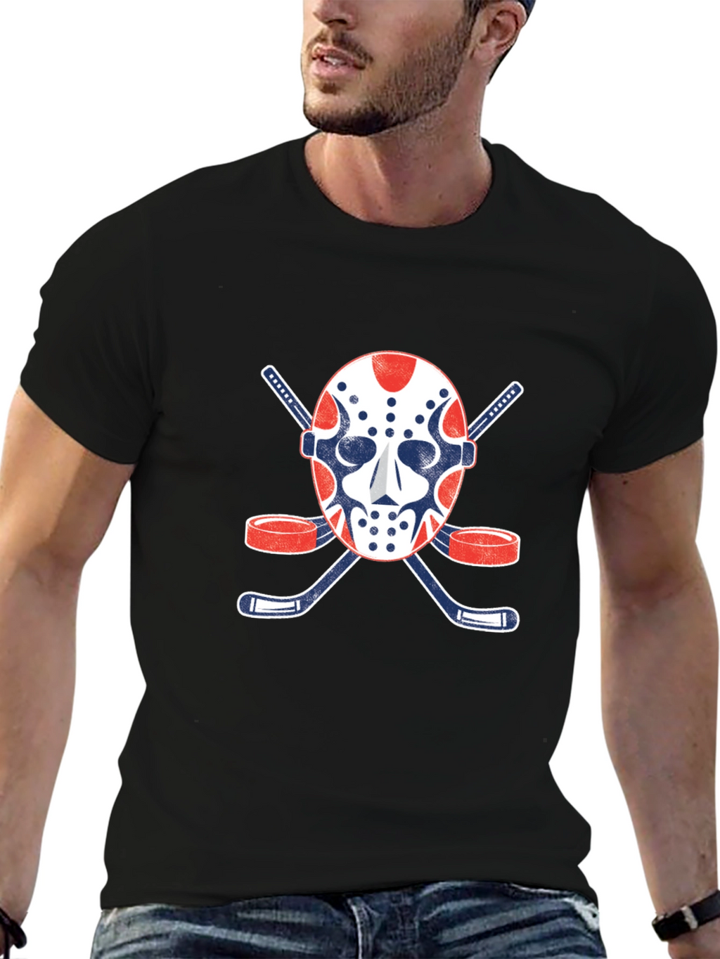 Hockey Mask Graphic Tee
