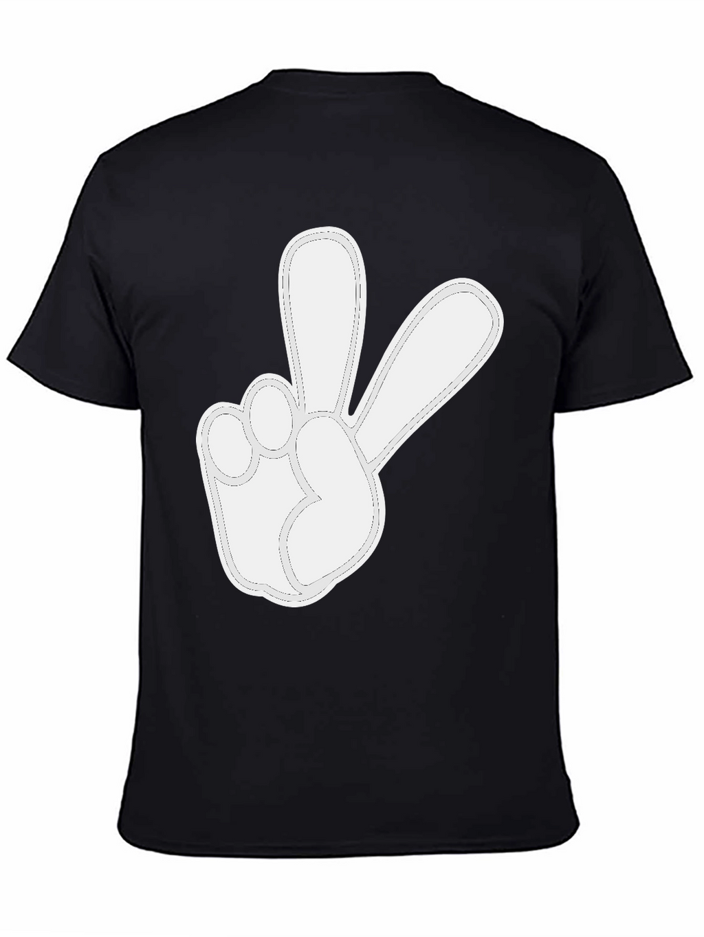 Peace Sign Graphic T-Shirt - Soft Cotton Casual Tee
