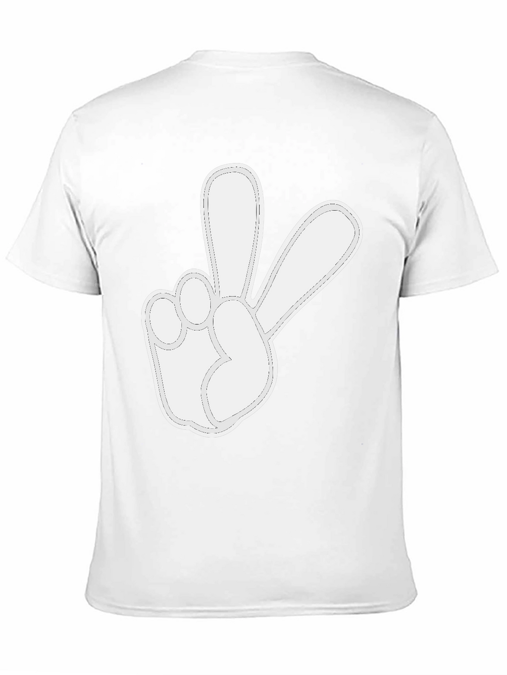 Peace Sign Graphic T-Shirt - Soft Cotton Casual Tee