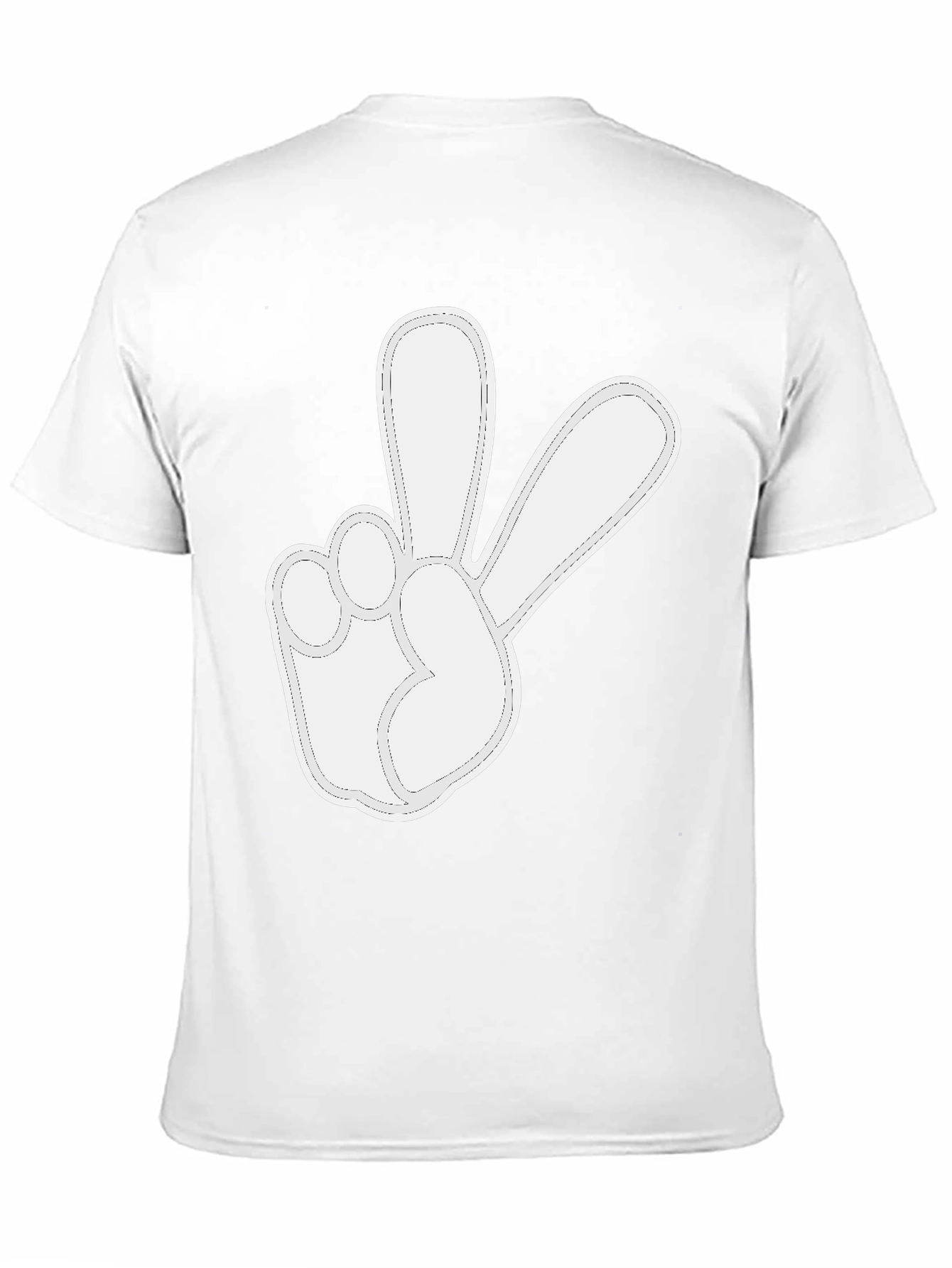 Peace Sign Graphic T-Shirt - Soft Cotton Casual Tee