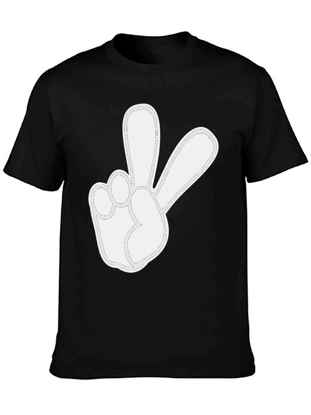 Peace Sign Graphic T-Shirt - Soft Cotton Casual Tee