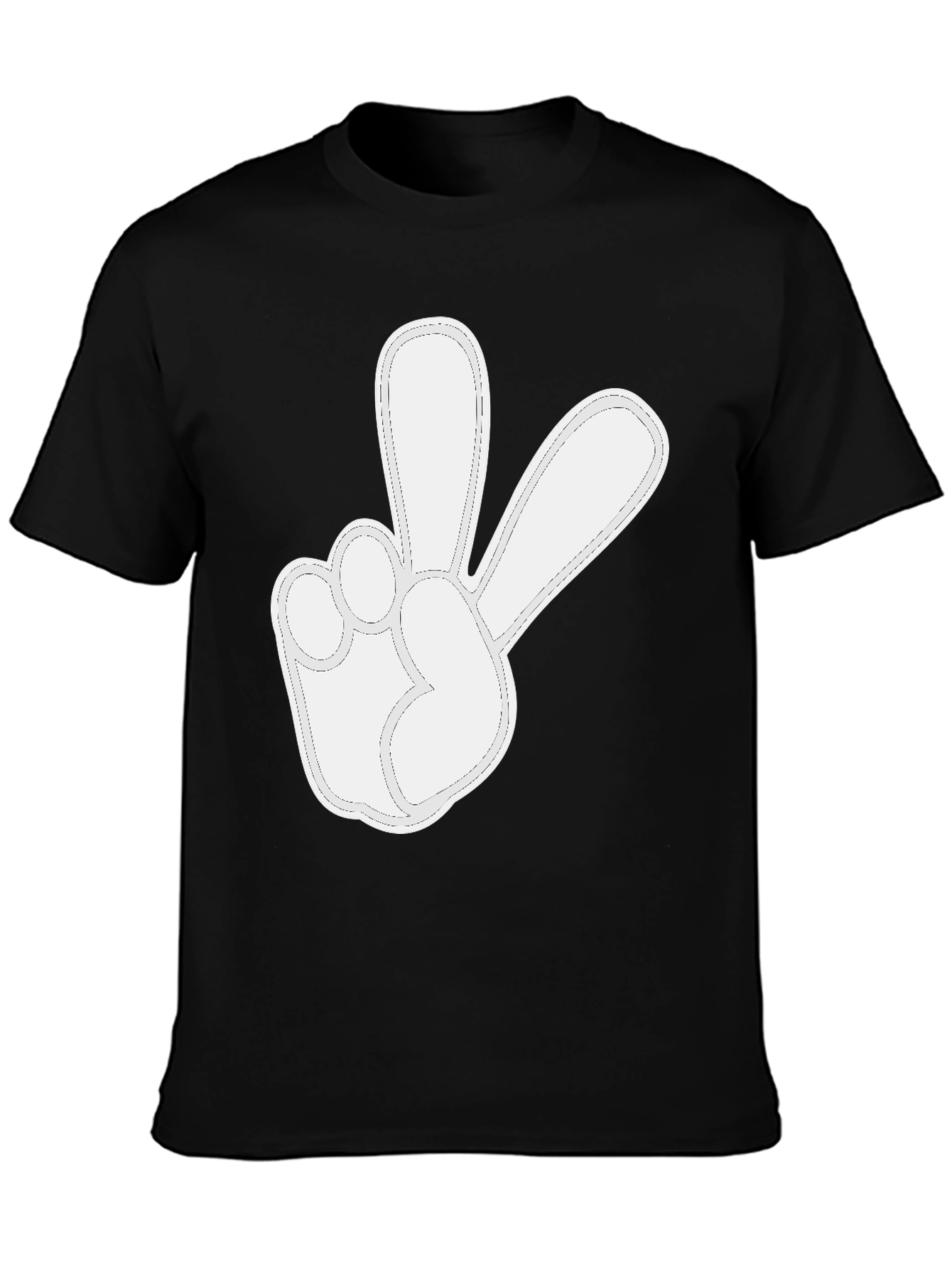 Peace Sign Graphic T-Shirt - Soft Cotton Casual Tee
