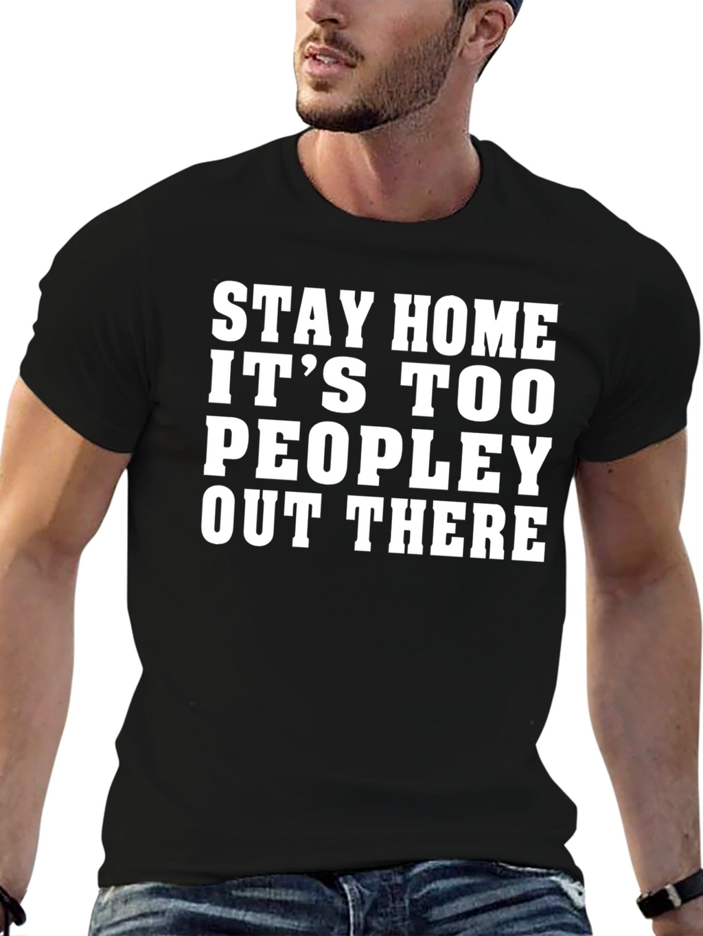 Stay Home T-Shirt - Funny People Avoidance Tee