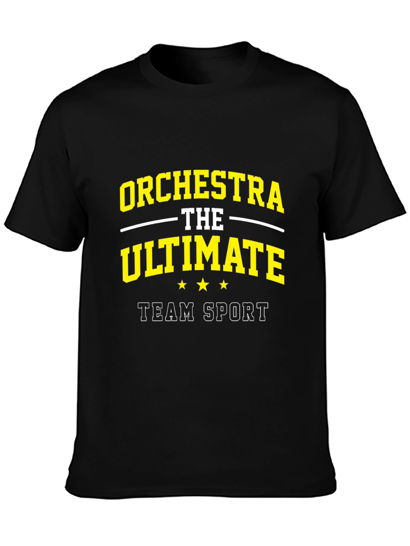 Orchestra: The Ultimate Team Sport Black T-Shirt
