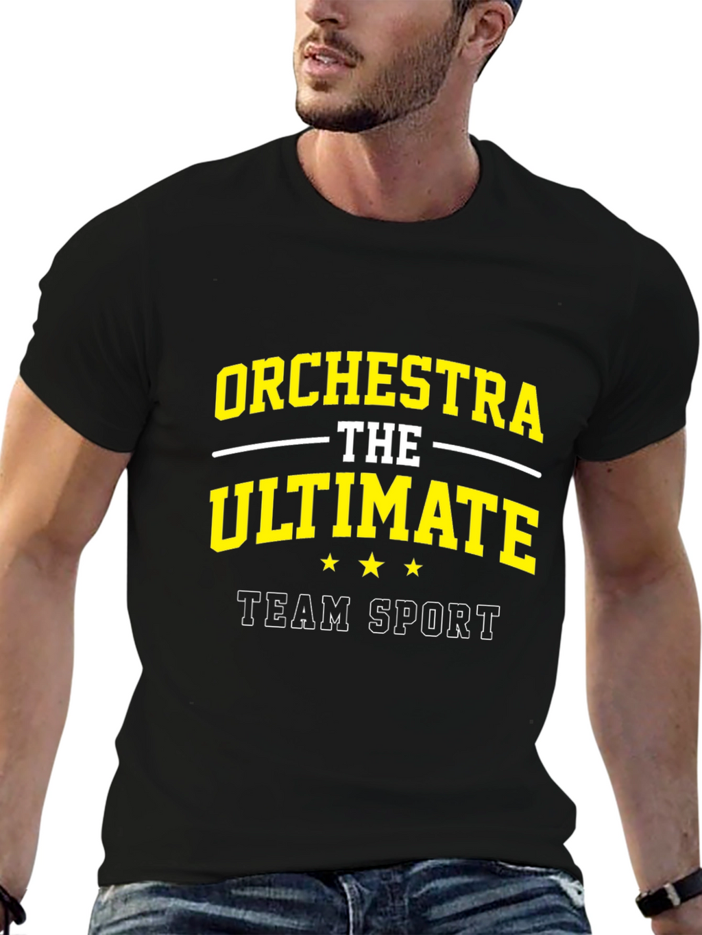 Orchestra: The Ultimate Team Sport Black T-Shirt