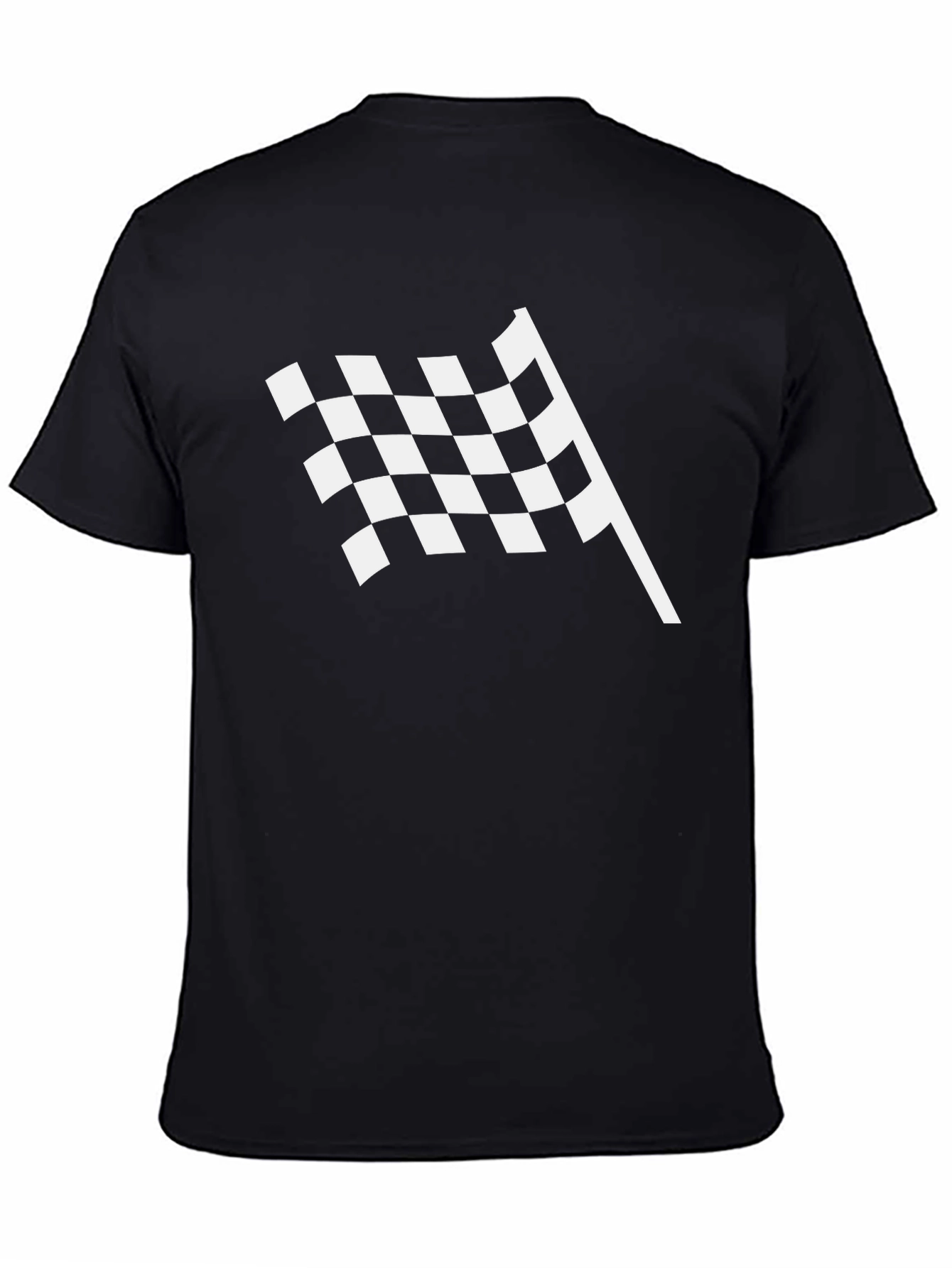 Checkered Flag Graphic T-Shirt