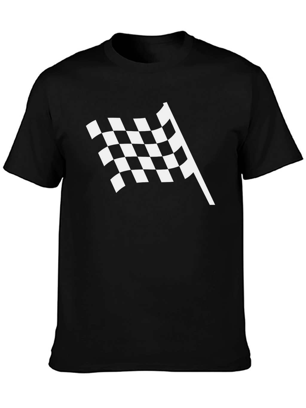 Checkered Flag Graphic T-Shirt