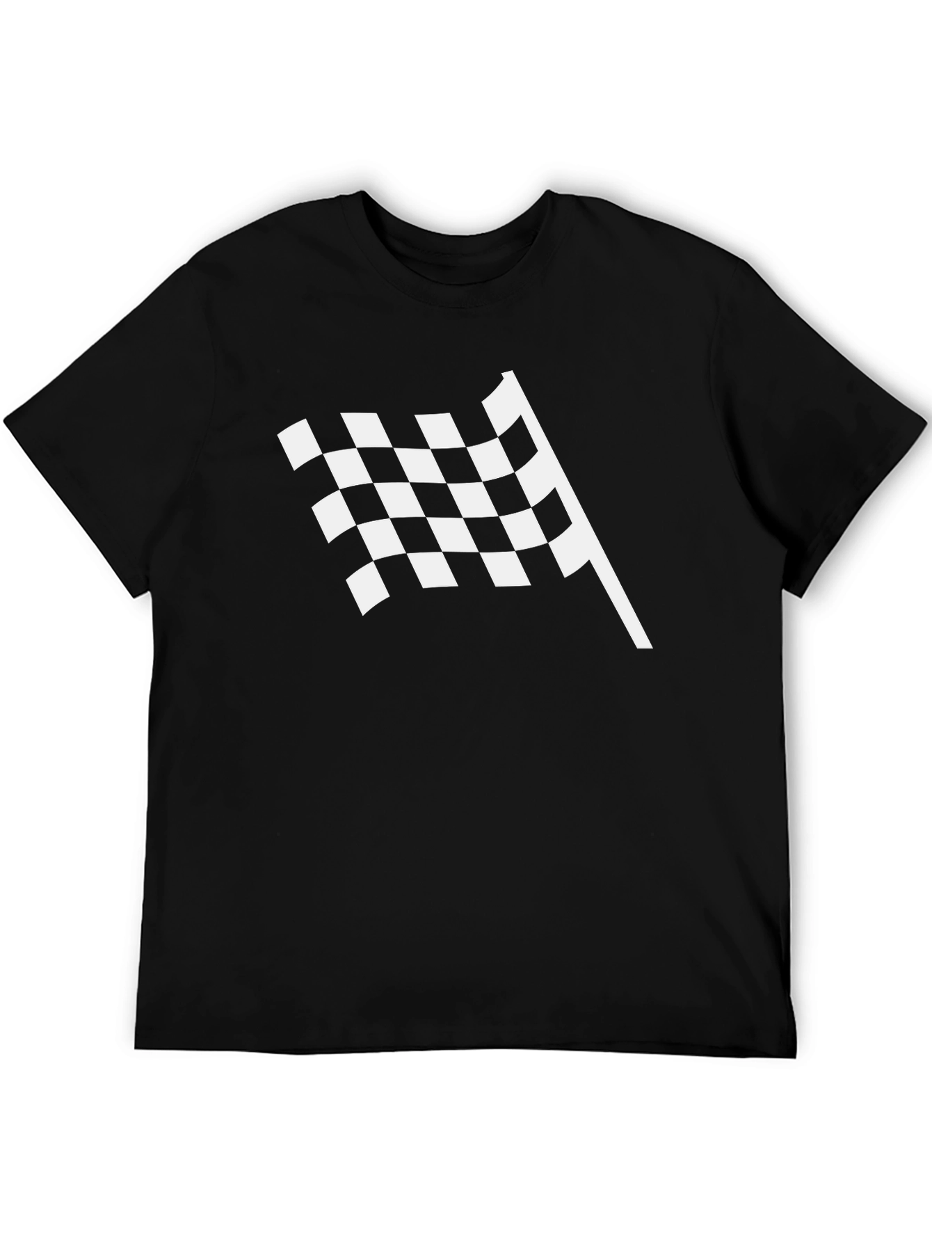 Checkered Flag Graphic T-Shirt