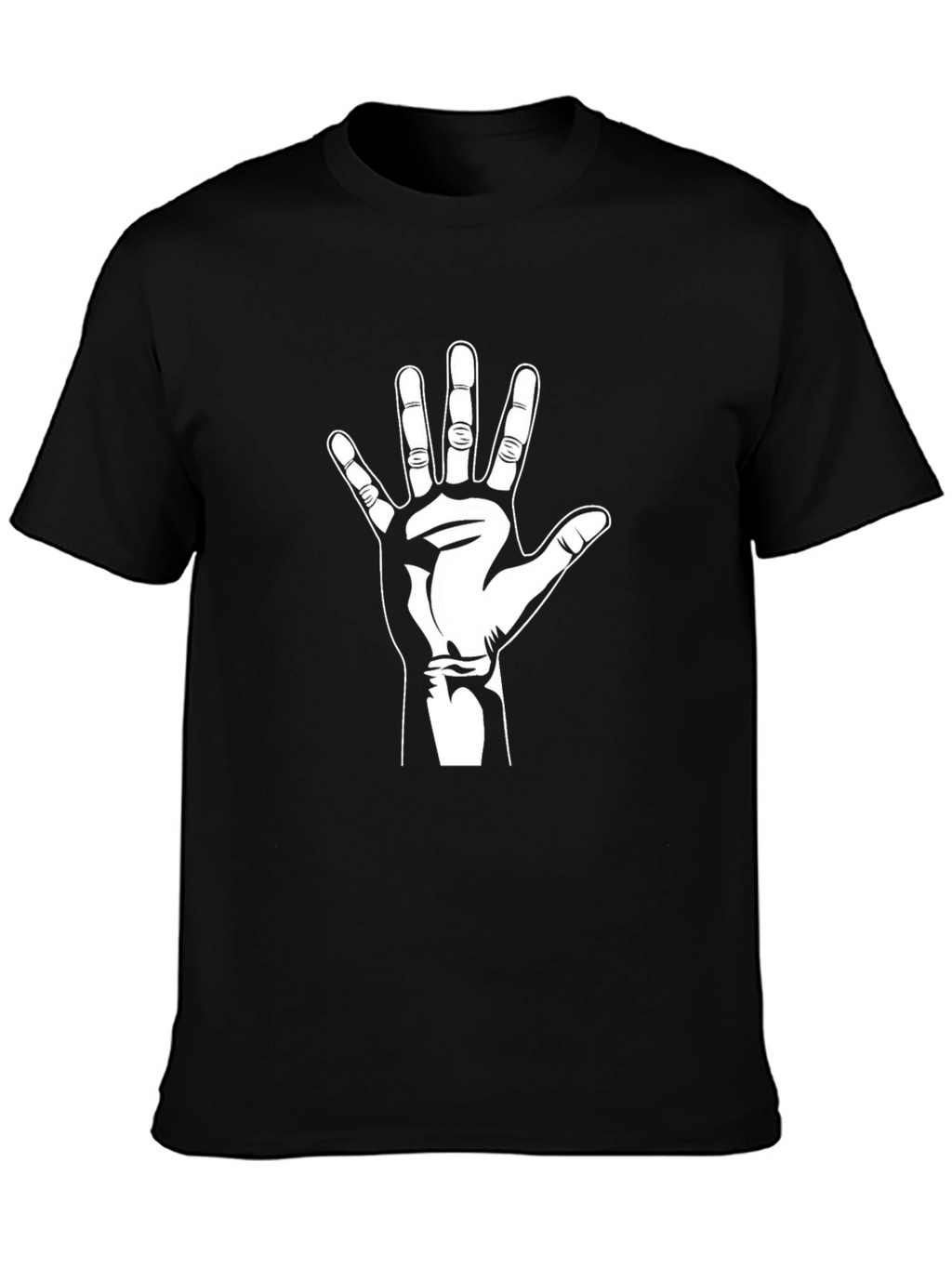 Hand Graphic Black T-Shirt