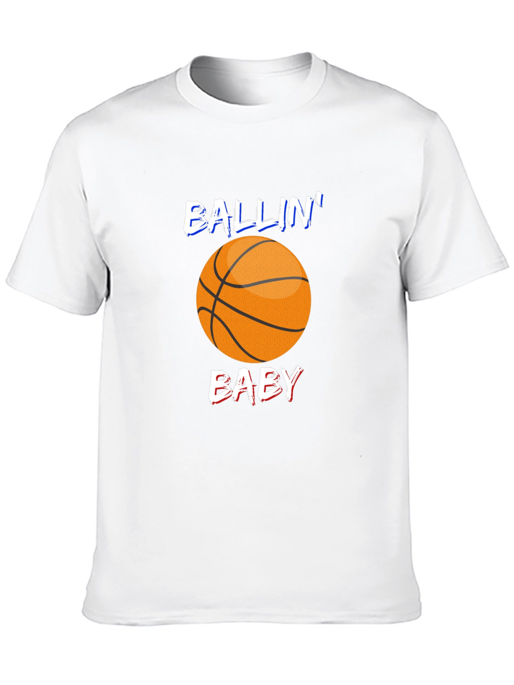 Ballin Baby Black Graphic T-Shirt