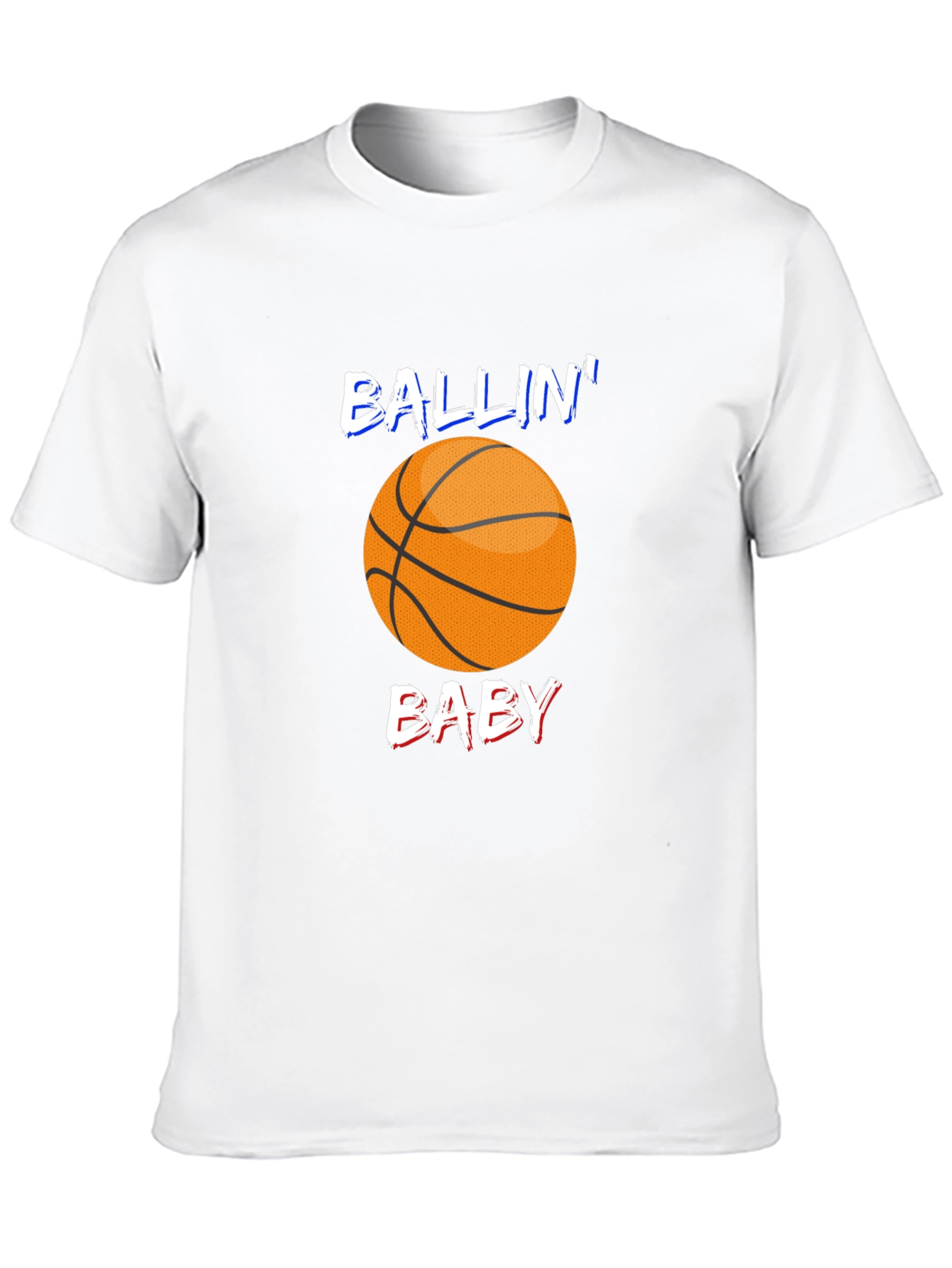 Ballin Baby Black Graphic T-Shirt