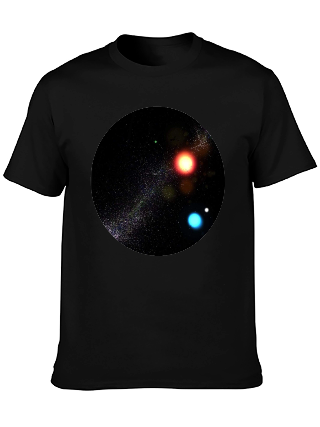 Galaxy Sphere Graphic Tee - Black