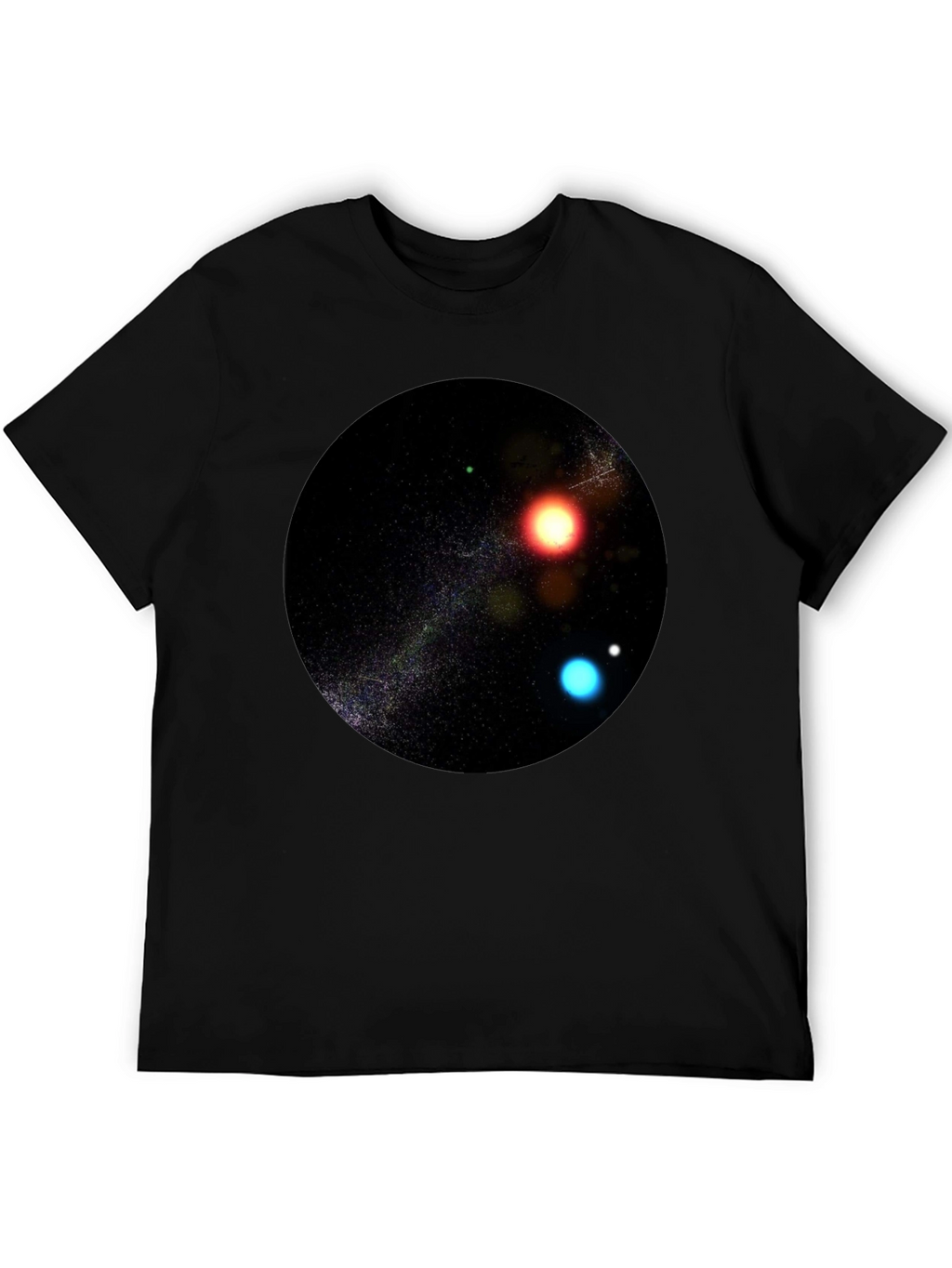 Galaxy Sphere Graphic Tee - Black