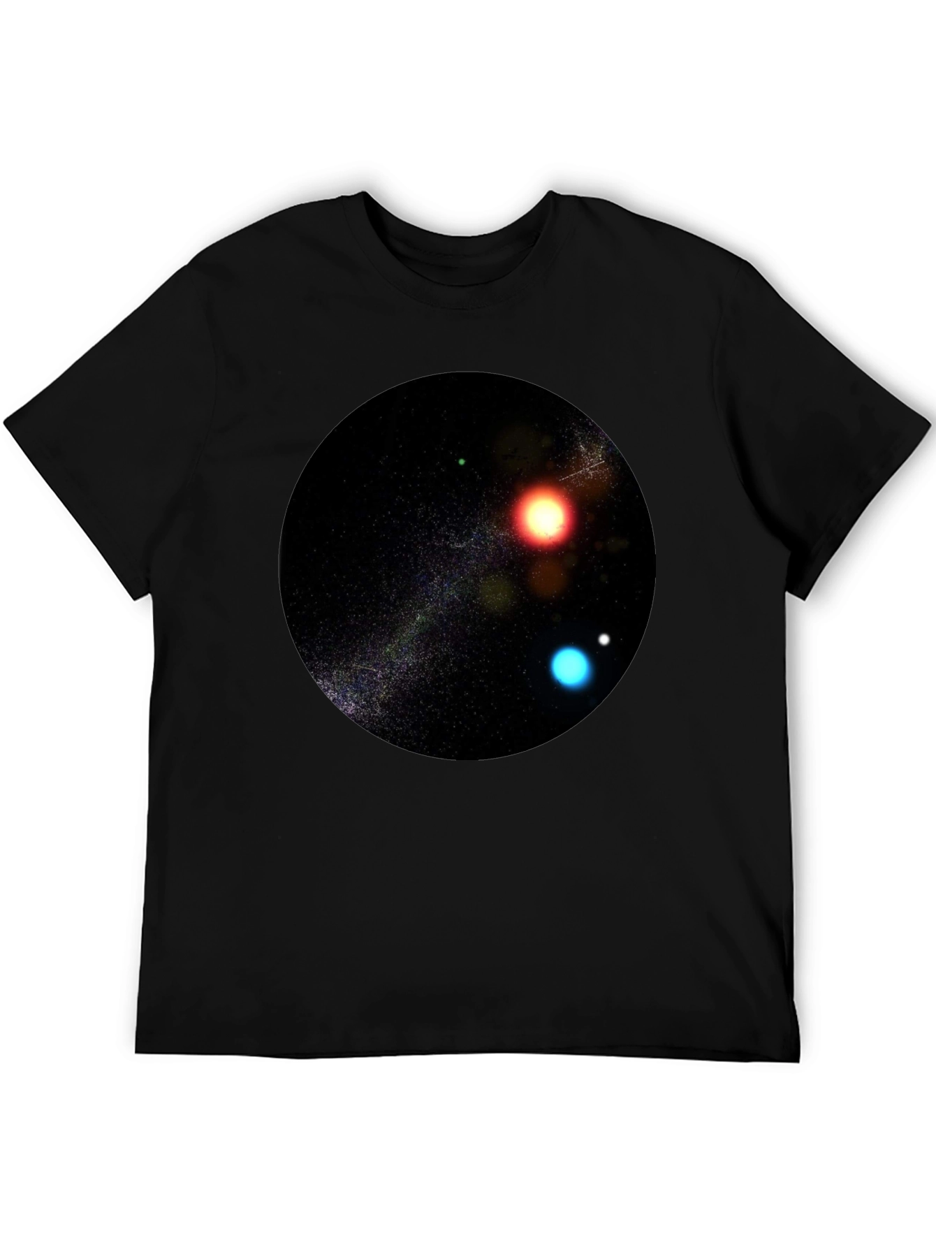 Galaxy Sphere Graphic Tee - Black