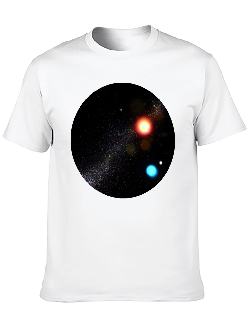 Galaxy Sphere Graphic Tee - Black