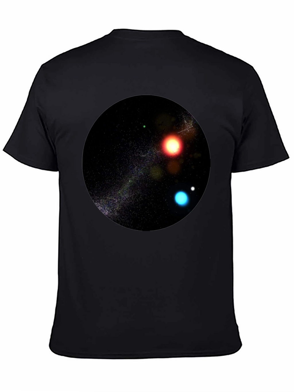 Galaxy Sphere Graphic Tee - Black