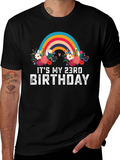 23rd Birthday Rainbow Floral T-Shirt