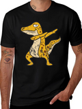 Dabbing Leopard Gecko Graphic T-Shirt