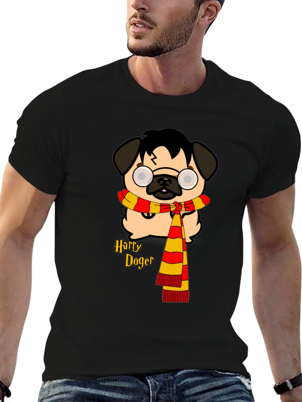 Harry Doger T-Shirt: Pug Wizard Tee