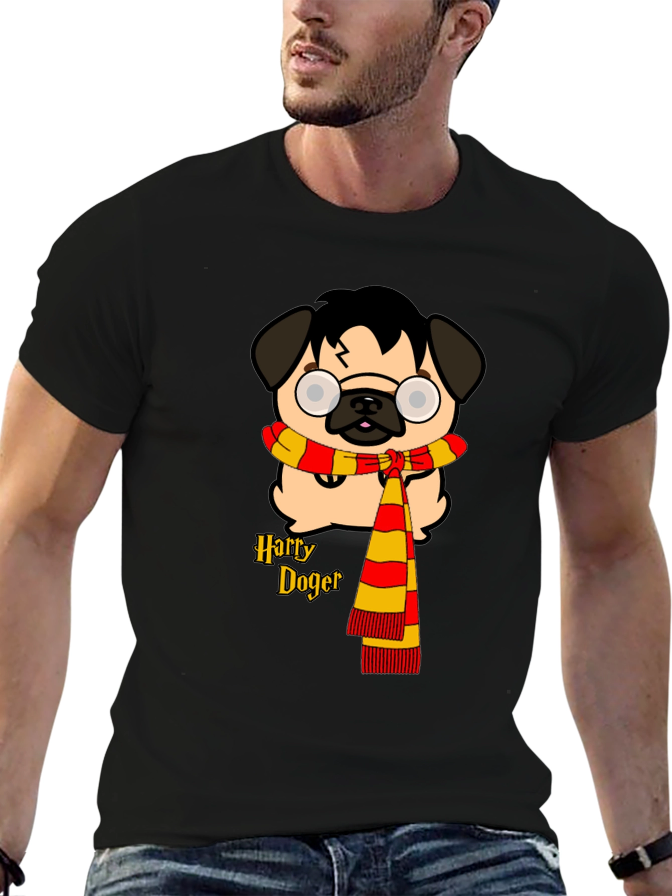 Harry Doger T-Shirt: Pug Wizard Tee