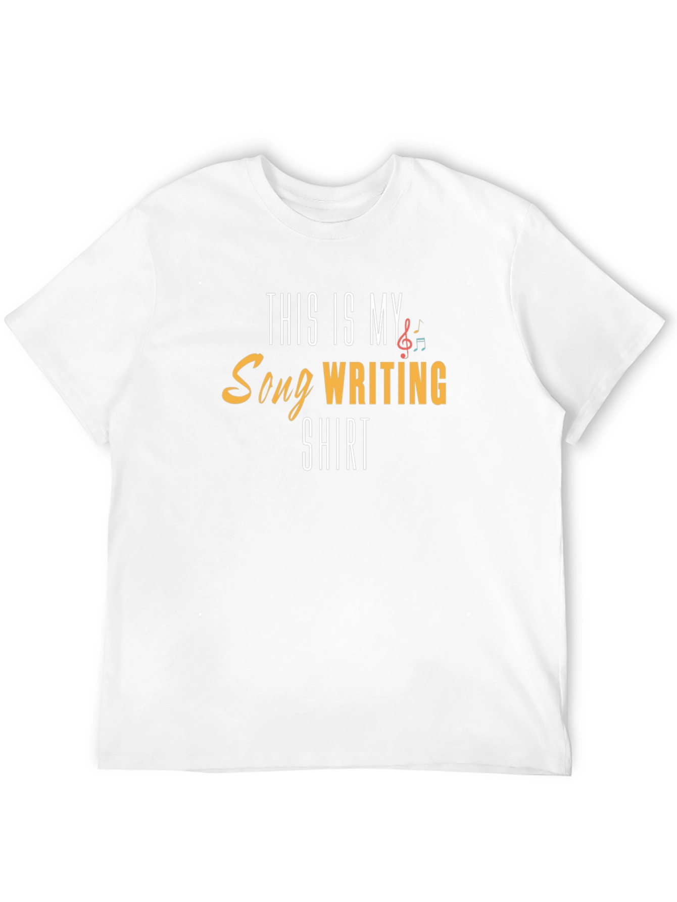 Song Writing T-Shirt - Music Lover Tee