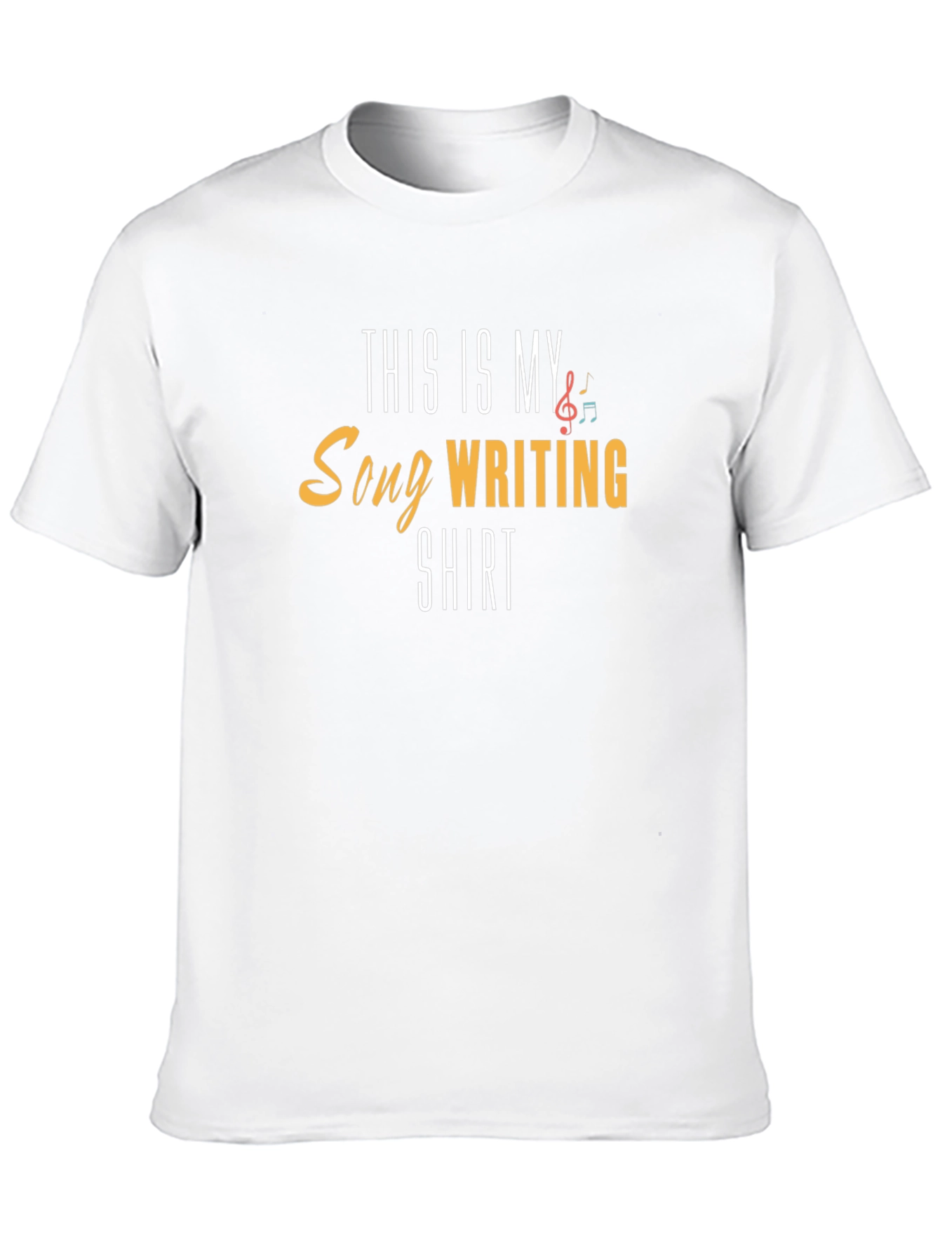 Song Writing T-Shirt - Music Lover Tee