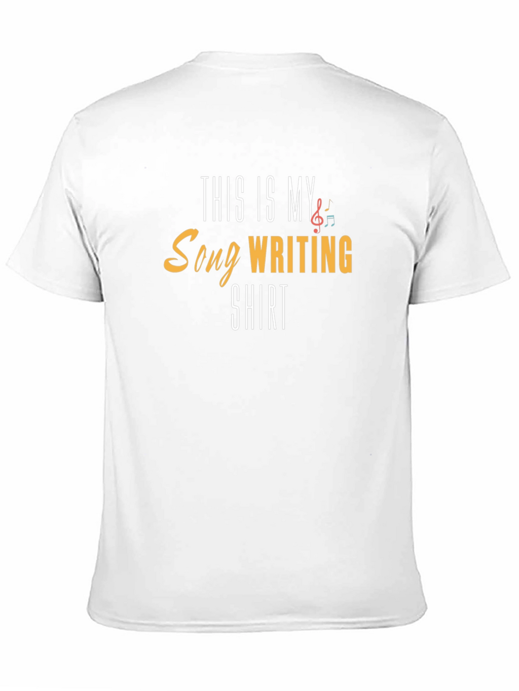 Song Writing T-Shirt - Music Lover Tee